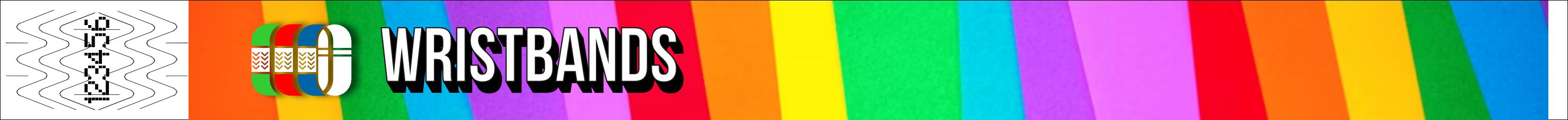 Ontwerp met kleurvlakken in regenboogkleuren